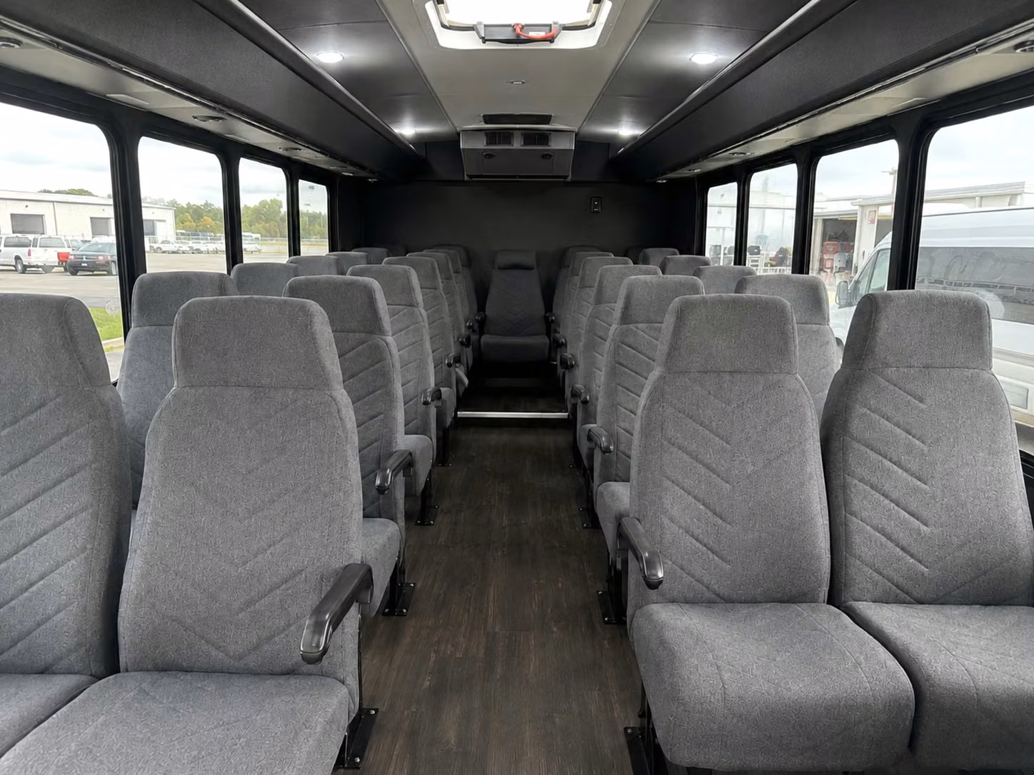 15 passenger minibus interior