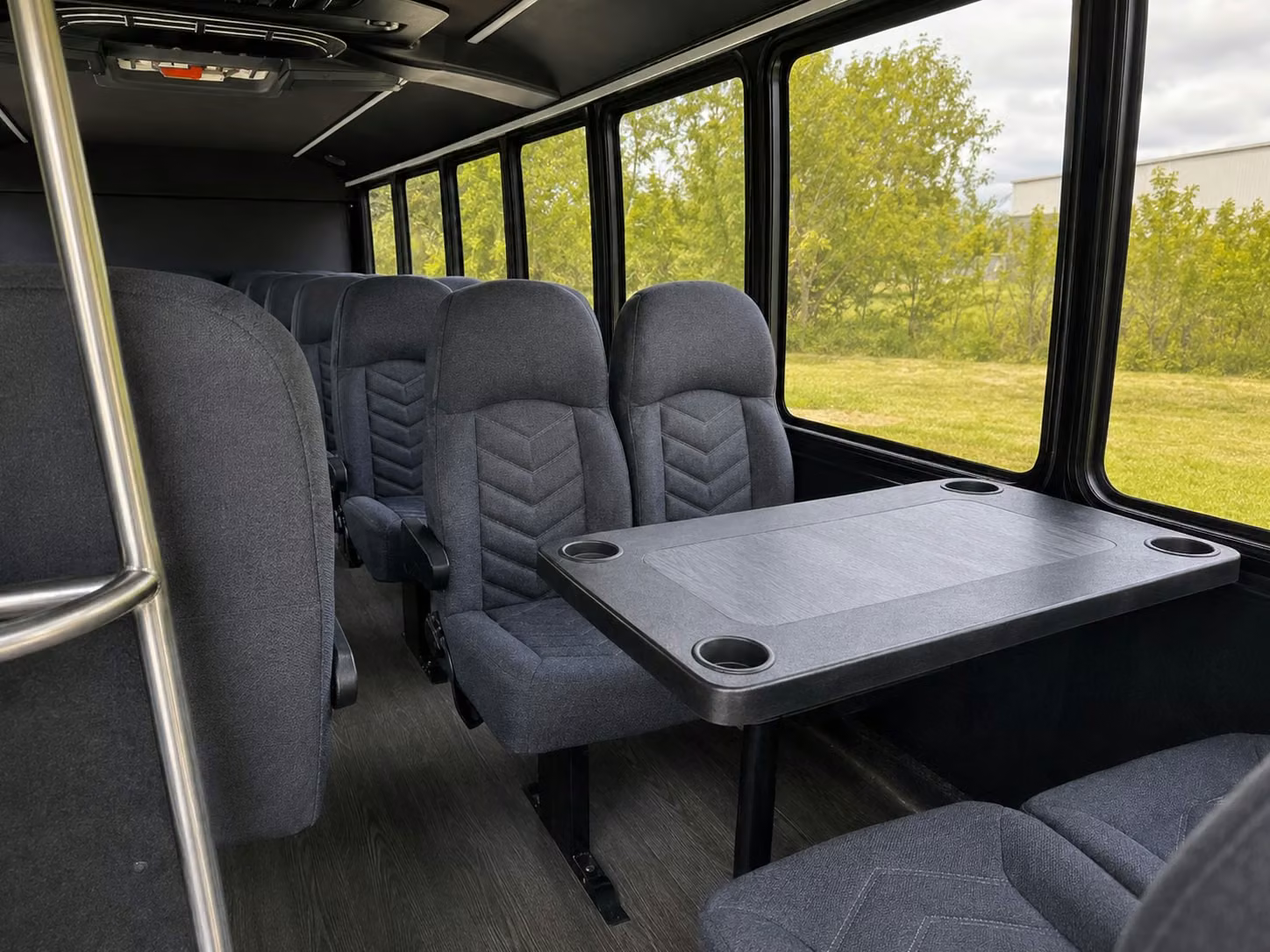 18 passenger minibus inside