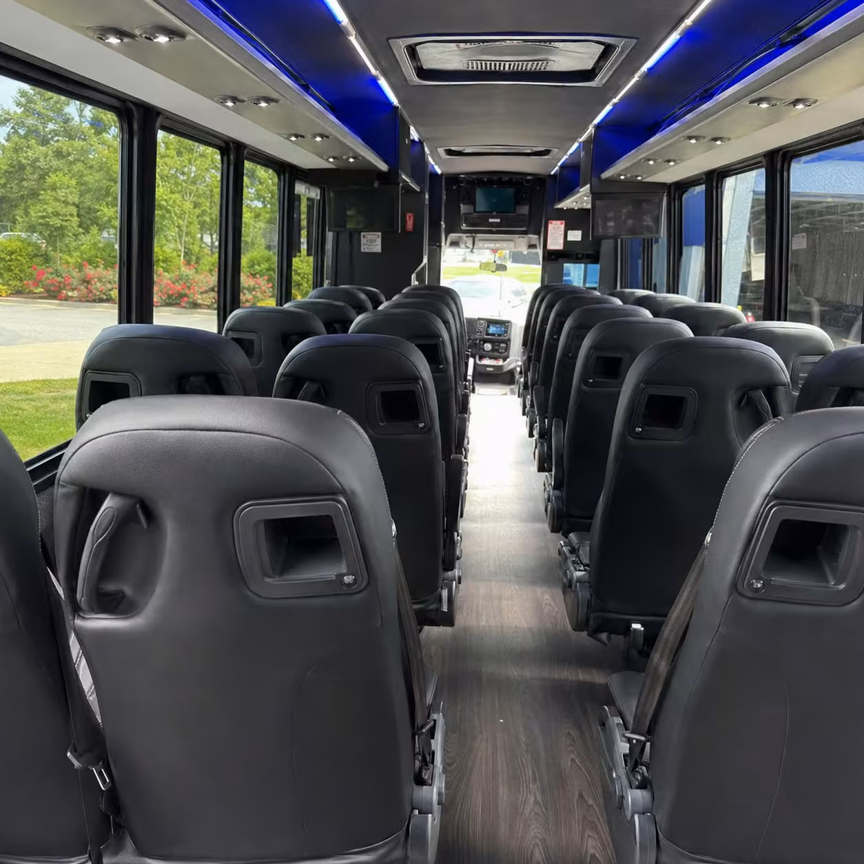 28 passenger minibus inside