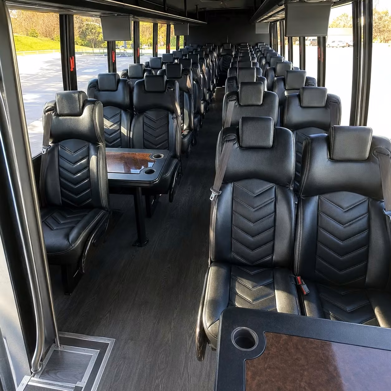 30 passenger minibus inside