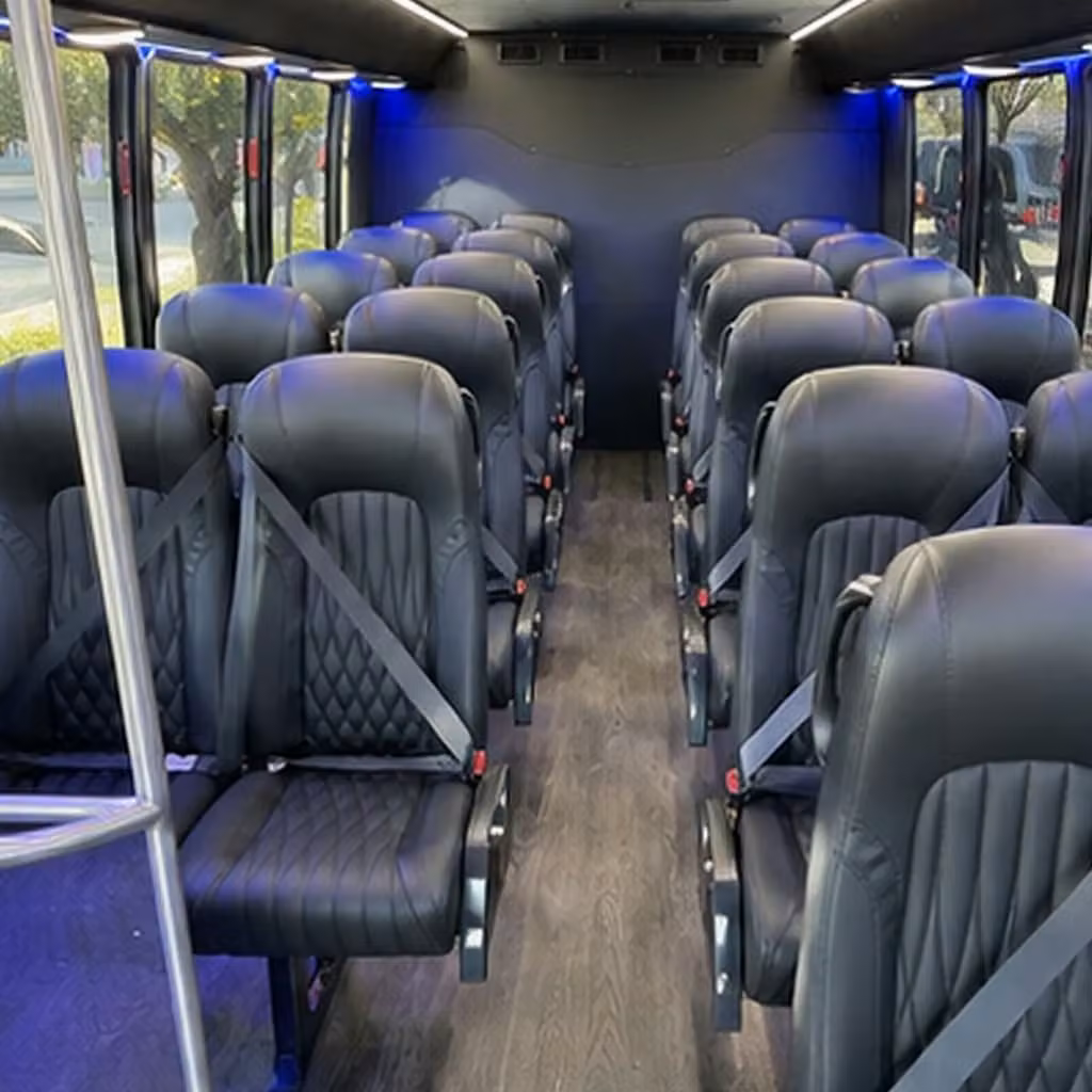 35 passenger minibus interior