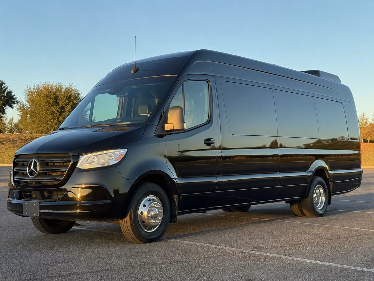 sprinter van with driver